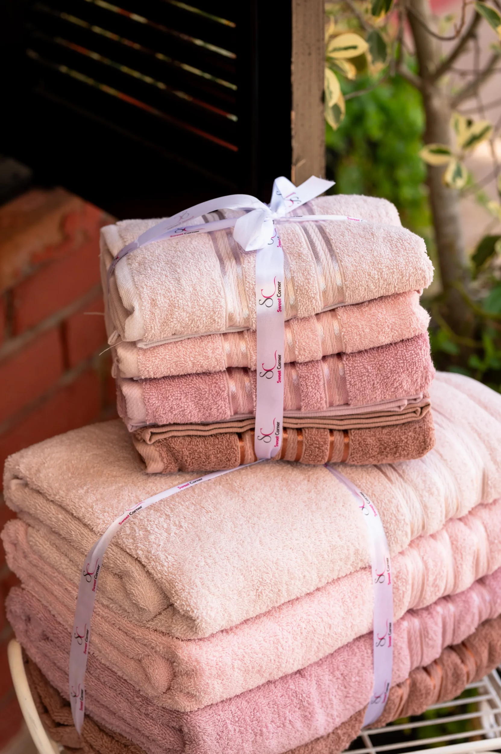 Lot de Serviettes de 8 , Liza , V2 Powder