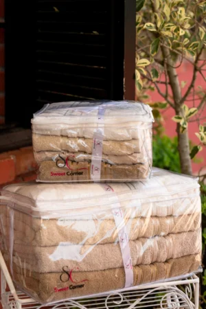 Lot de Serviettes de 8 , Liza , V2 Coffee