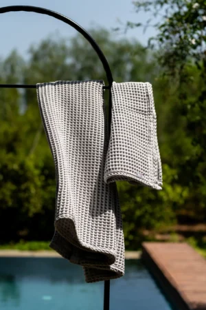 Lot nid d abeille Couple 6 pièces » Rose bébé et Gris