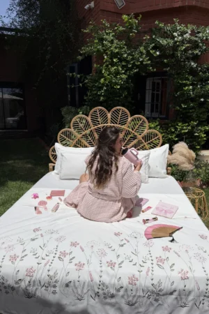 Couvre Lit Signature  « Sweet Corner » Luxury Collection ( AYLA )