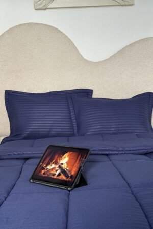 Couette place et demi BLEU