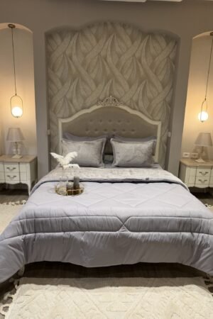Couette en polaire gris