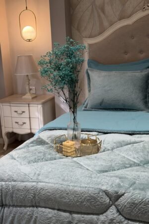Couette en polaire Turquoise