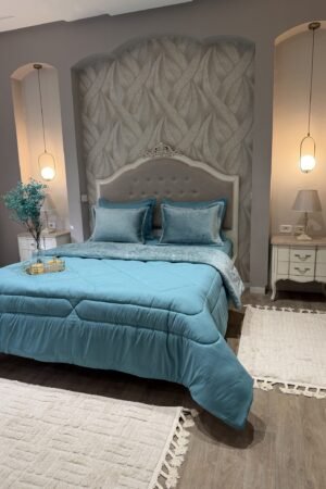 Couette en polaire Turquoise