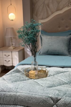 Couette en polaire Turquoise