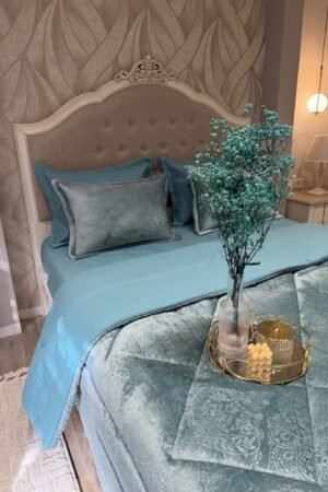 Couette en polaire Turquoise