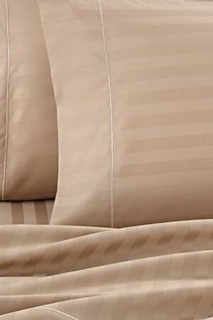 parure de lit beige microfibre c12