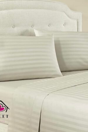 Parure de lit BLANC cassé C9