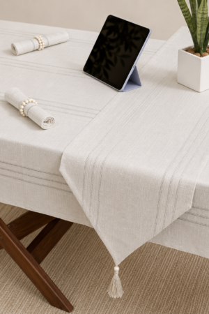 Ensemble de Table 8 Personnes " Beige " , 18 pièces
