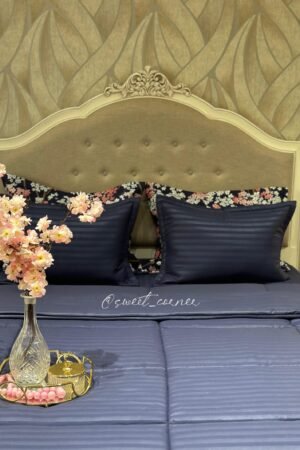 Couette king size BLEU FLORAL