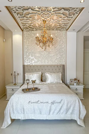 Couvre Lit Mariage BLANC