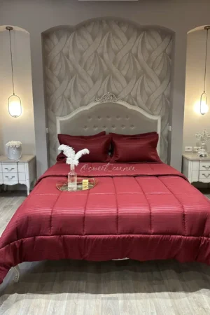 Couette king size ROUGE