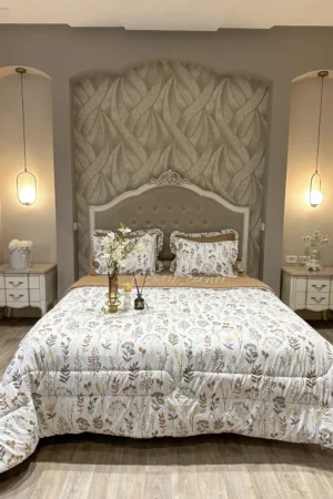 Couette king size PIVOINE caramel