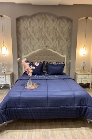 Couette king size BLEU FLORAL