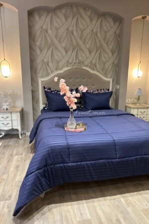 Couette king size BLEU FLORAL