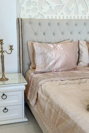 Couvre Lit Mariage BEIGE