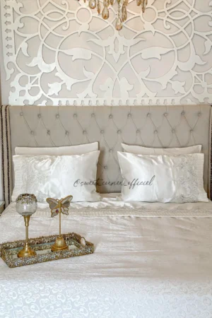 Couvre Lit Mariage BLANC