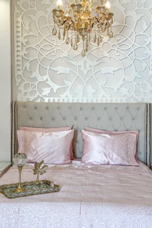 Couvre lit mariage ROSE
