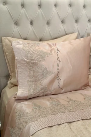 Couvre Lit Mariage BEIGE