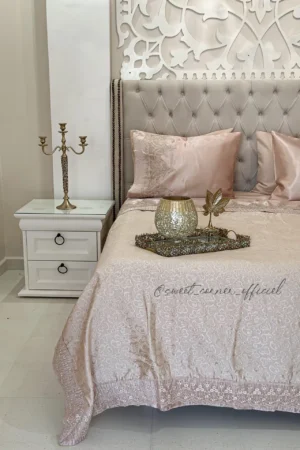Couvre Lit Mariage BEIGE