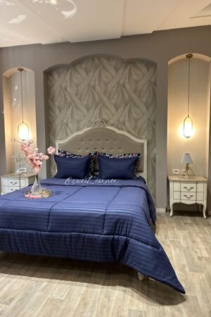 Couette king size BLEU FLORAL