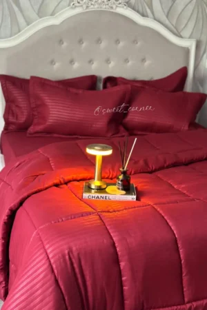 Couette king size ROUGE