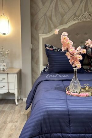 Couette king size BLEU FLORAL