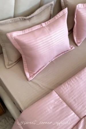 Couette BEIGE et ROSE