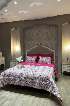 Couette king size DAHLIA Rose
