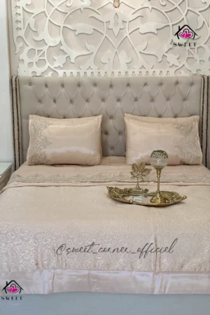 Couvre Lit Mariage BEIGE
