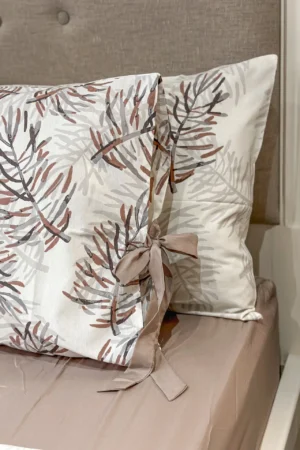 Parure de lit pack «  OLIVIER » chocolat