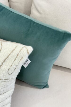 Coussin décoratif BEIGE et BLANC