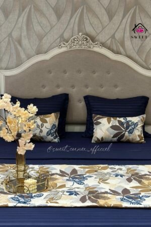 Parure de lit pack MARGUERITE BLEU