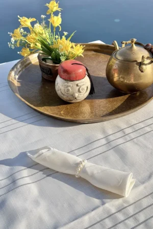 Ensemble de Table 8 Personnes " Blanc " , 18 pièces
