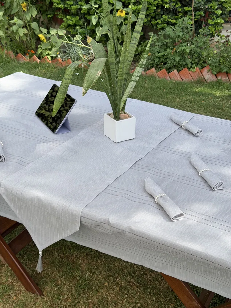 Ensemble de Table 8 Personnes " Gris Clair " , 18 pièces – Image 12
