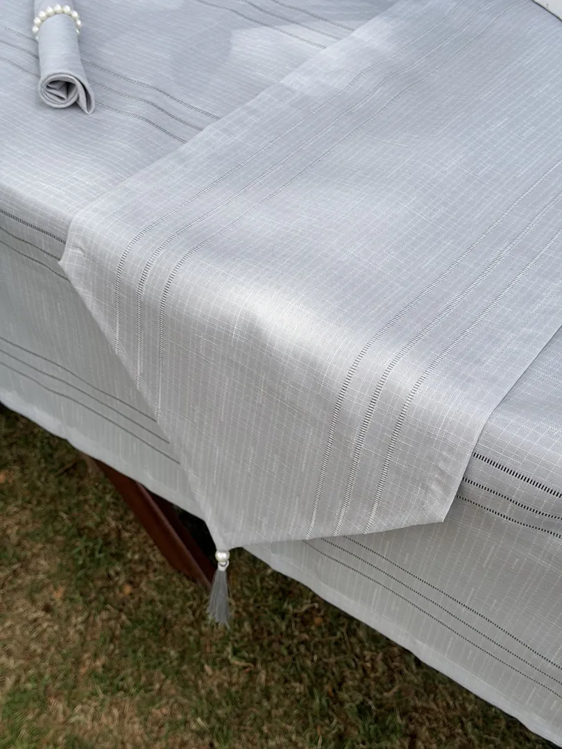 Ensemble de Table 8 Personnes " Gris Clair " , 18 pièces – Image 4