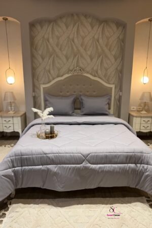 Couette en polaire gris