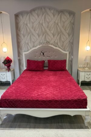 Pack 3 Pcs Polaire Losange Rouge