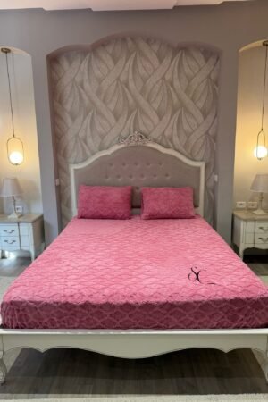 Pack 3 Pcs Polaire Losange Rose