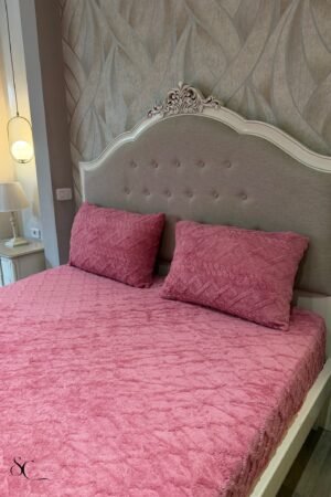 Pack 3 Pcs Polaire Losange Rose