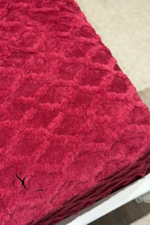 Pack 3 Pcs Polaire Losange Rouge