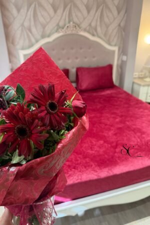 Pack 3 Pcs Polaire Baroque Rouge