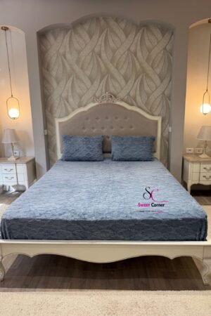 Pack 3 Pcs Polaire Losange Bleu