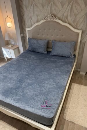 Pack 3 Pcs Polaire Baroque Bleu