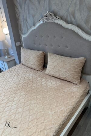 Pack 3 Pcs Polaire Losange Beige