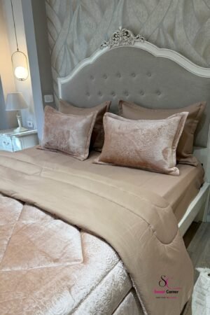 Couette en polaire chocolat