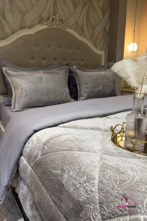 Couette en polaire gris