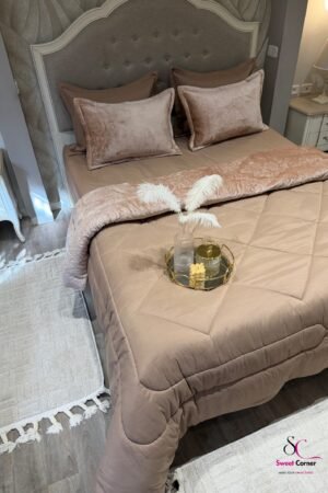 Couette en polaire chocolat